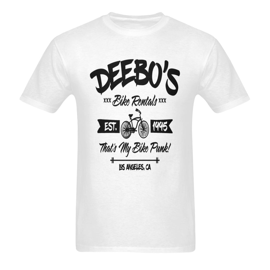 Deebos-Bike-Rentals Unisex Cotton T-Shirt (White)