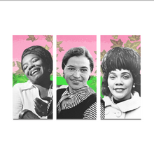 Load image into Gallery viewer, Pretty Pearls - We Celebrate Black Art Canvas, Home Decor