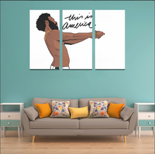 Load image into Gallery viewer, This is America - We Celebrate Black Art Canvas, Home Decor