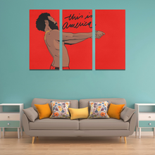 Load image into Gallery viewer, This is America - We Celebrate Black Art Canvas, Home Decor
