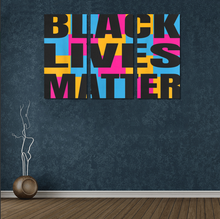 Load image into Gallery viewer, Black Lives Matter - We Celebrate Black Art Canvas, Home Decor