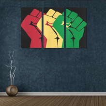 Load image into Gallery viewer, Black Power - We Celebrate Black Art Canvas, Home Decor