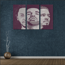Load image into Gallery viewer, 3 Rap Kings - We Celebrate Black Art Canvas, Home Decor