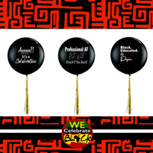 Load image into Gallery viewer, Black & Educated 36 inch Balloon Set
