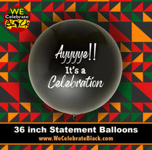 Load image into Gallery viewer, Black & Educated 36 inch Balloon Set
