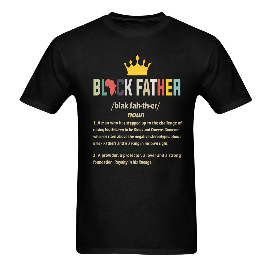 Black Father Cotton T-Shirt