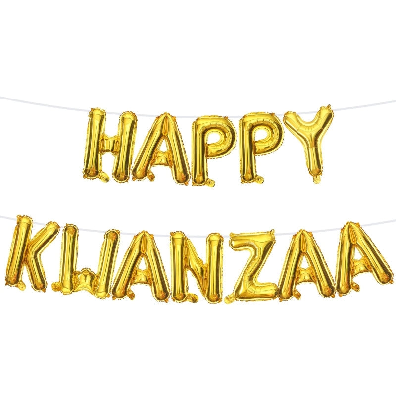 Happy Kwanzaa Mylar Balloon Set