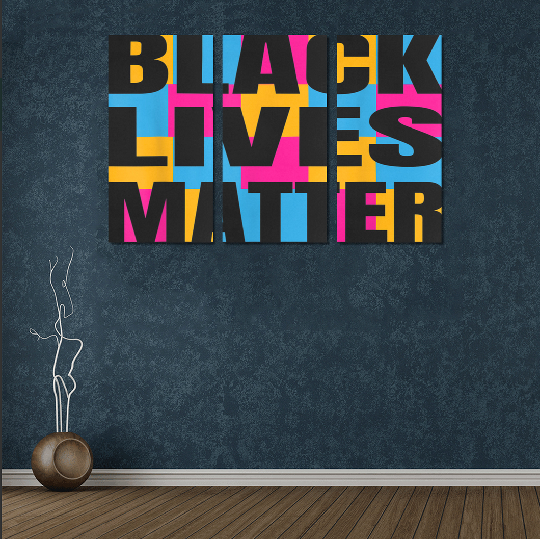 Black Lives Matter - We Celebrate Black Art Canvas, Home Decor