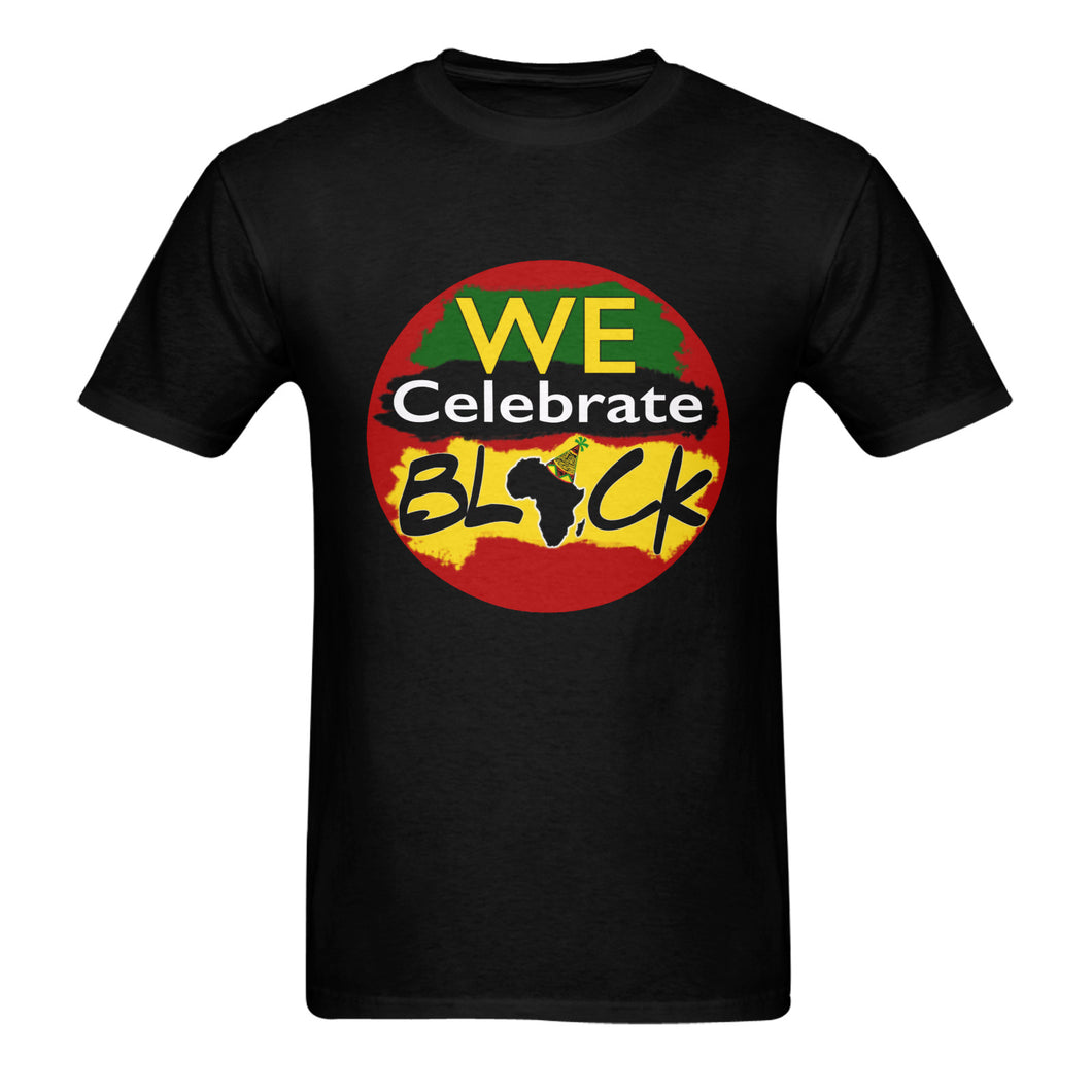We Celebrate Black Cotton T-Shirt
