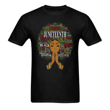 Load image into Gallery viewer, Juneteenth Goddess Unisex Cotton T-Shirt (One Side Printing)
